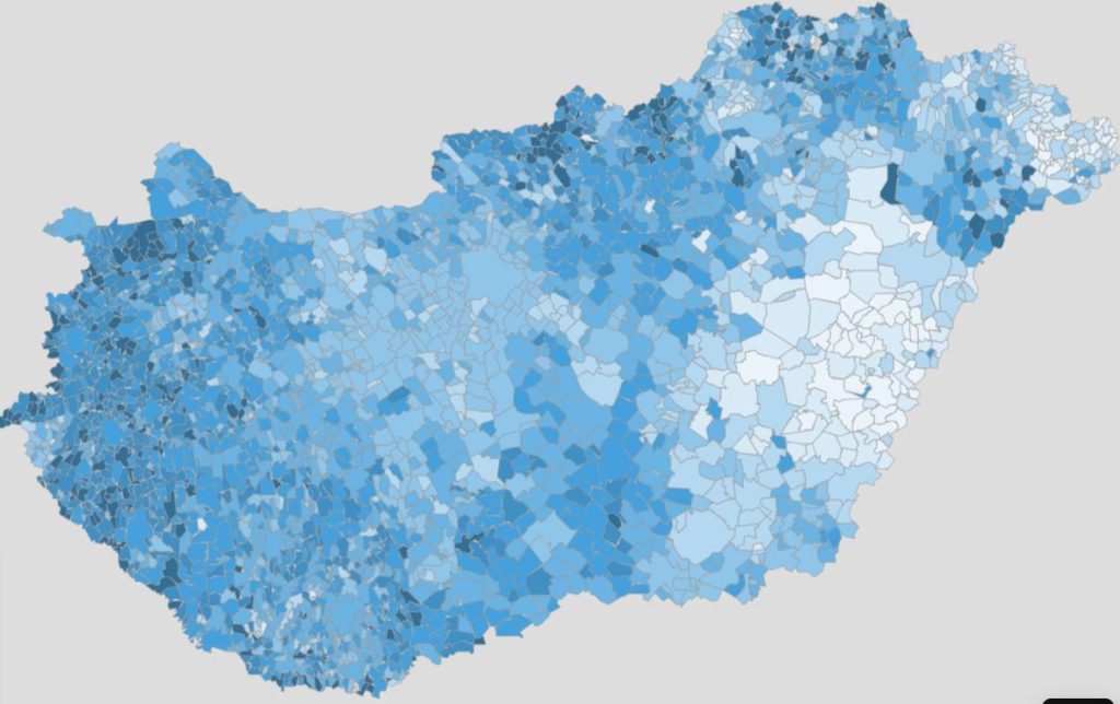 Magyarország vallásai településenként